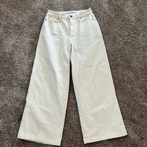 Beige wide leg pants from Target